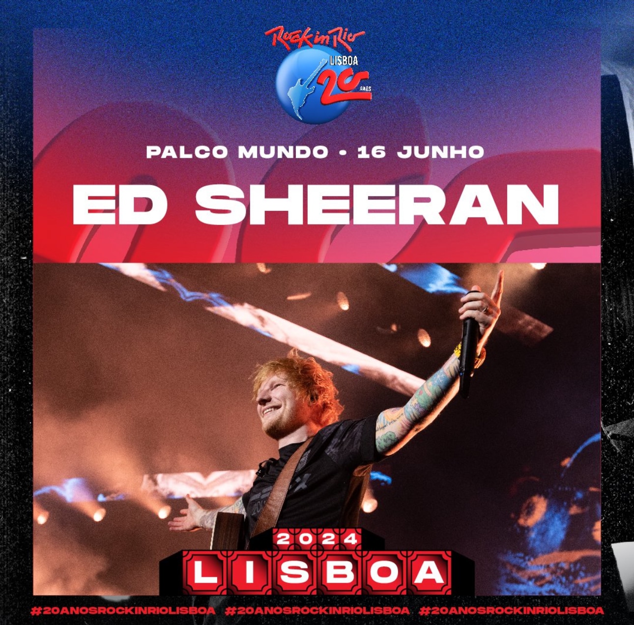 Featured image for “Rock In Rio Lisboa anuncia el cartel completo para el día 16 de junio con Ed Sheeran y Calum Scott a la cabeza”