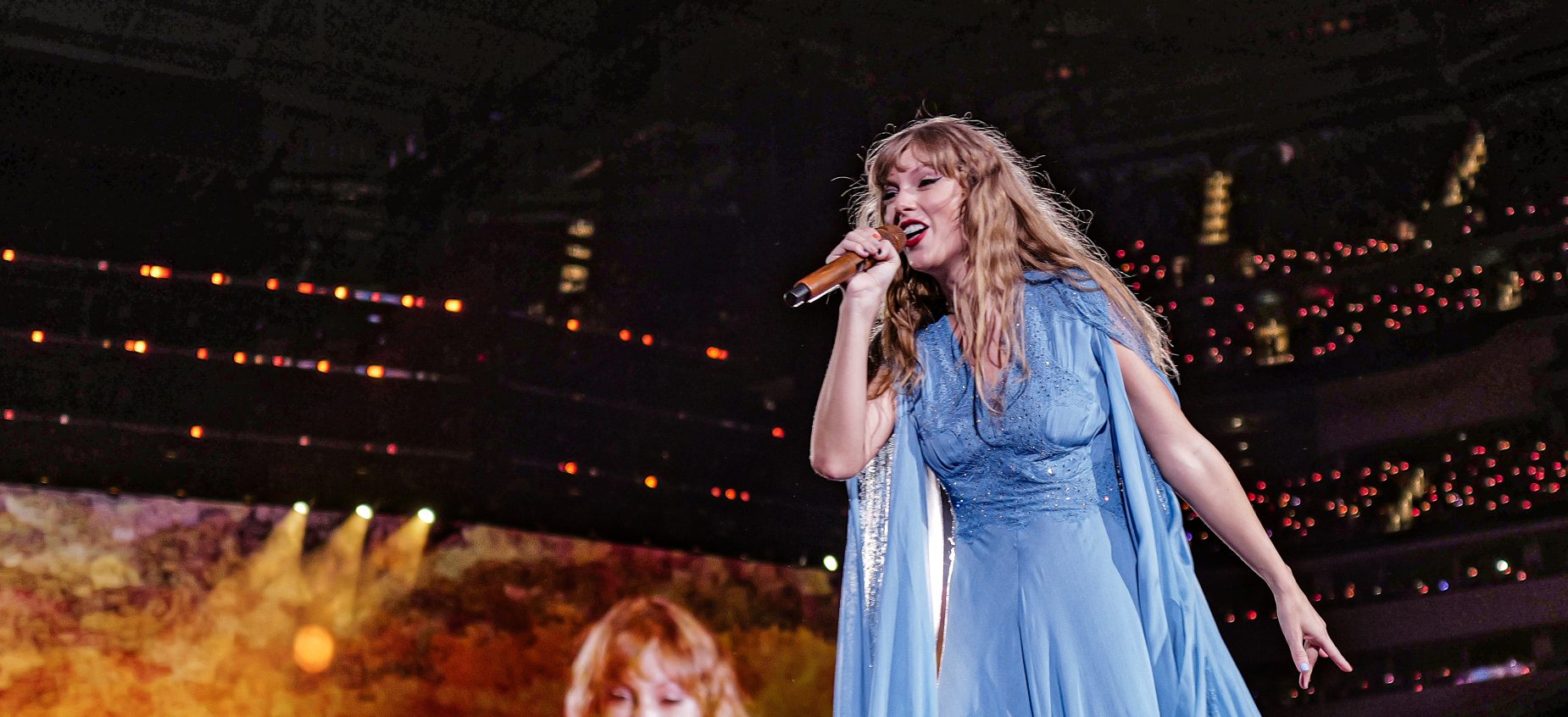 Taylor Swift durante su gira Eras Tour en 2024