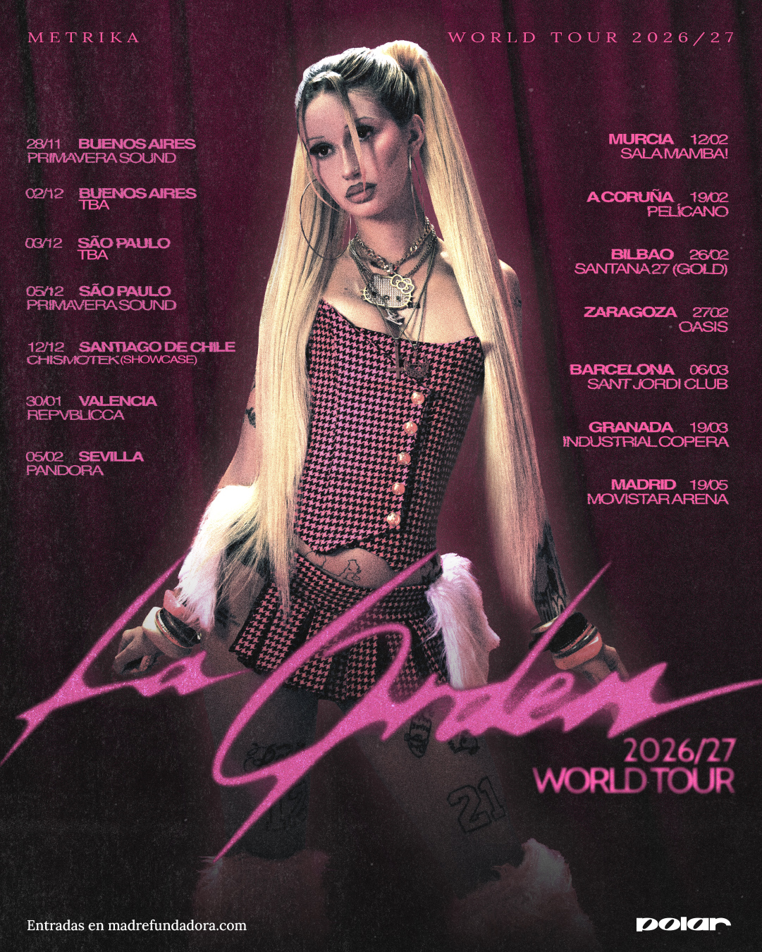 Featured image for “Metrika lleva La Orden a otro nivel: anuncia gira mundial y su primer Movistar Arena”