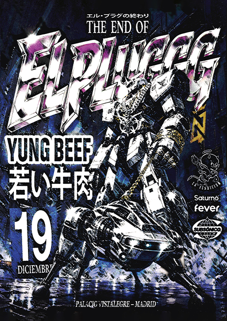 Featured image for “Yung Beef anuncia un parón: ‘THE END OF EL PLUGGG’ cerrará una etapa en Madrid”