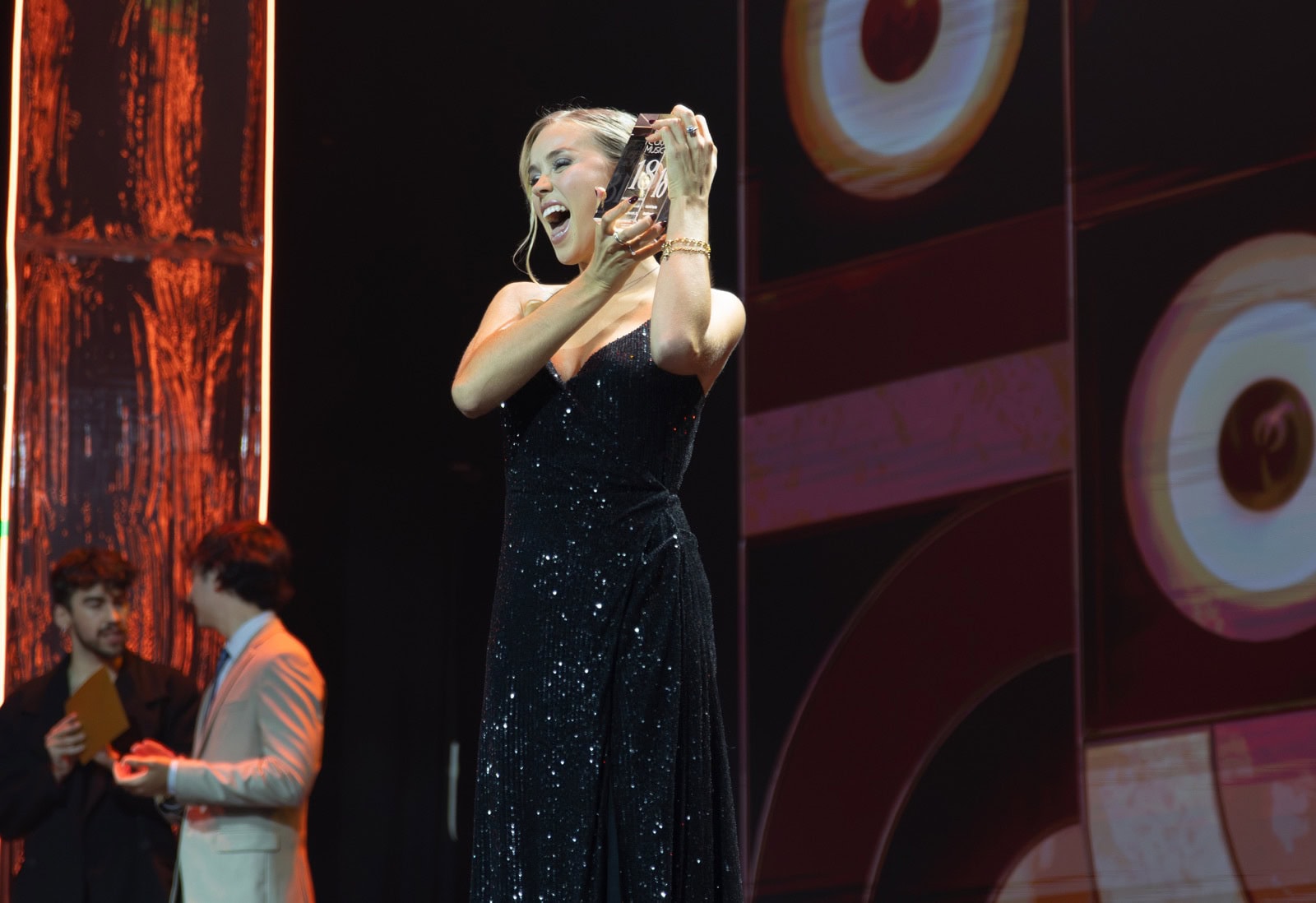 Alexia Pascual durante la ceremonia
